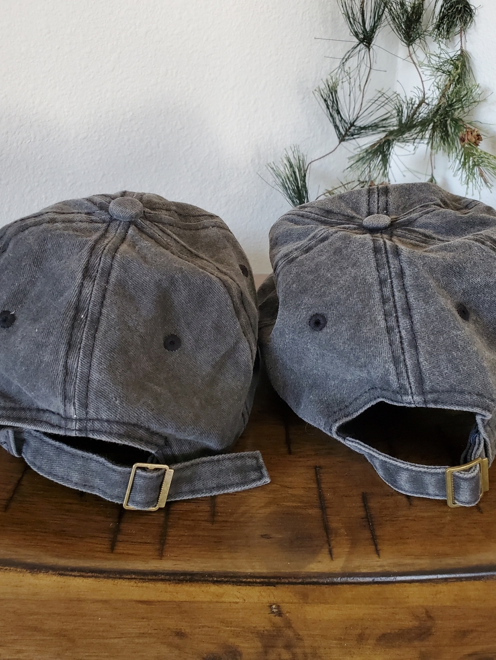 Bundle: 2 Distressed Horse Lover Baseball Caps - Barn Hair & Horse Girl - Picture 8 of 12